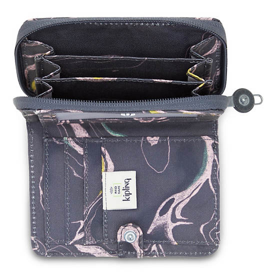 Portefeuilles Kipling Money Love Classiche Printed Small Wallet Grise | FR 1018ZU